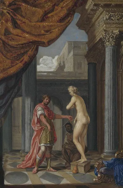 Pygmalion And Galathea by Иосиф Вернер — digital art print download