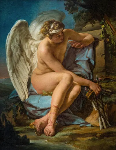 L'Amour à l'affût by Louis-Jean-François Lagrenée — digital art print download