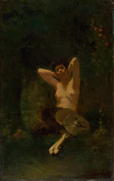 Faun by Thomas Wilmer Dewing — digital art print download