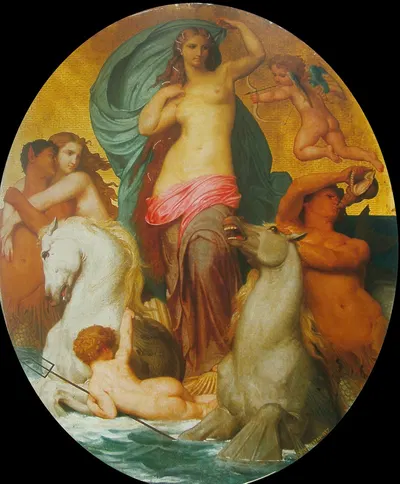 Venus Triumphant by Уильям Бугеро, 1857 — digital art print download
