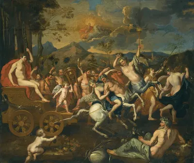 The Triumph Of Bacchus by Follower of Nicolas Poussin — digital art print download