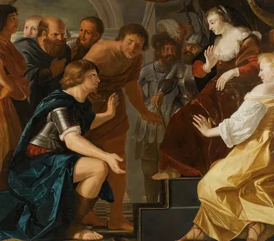Aeneas Taking Leave From Dido by Кристиаен ван Ковенберг — digital art print download