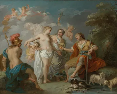 The Judgment Of Paris by Этьен Жеора — digital art print download
