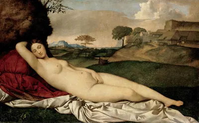 Sleeping Venus by Giorgione, 1510 — digital art print download