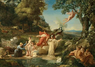 The Judgement Of Paris by Гийом-Гийон Летиер, 1812 — digital art print download