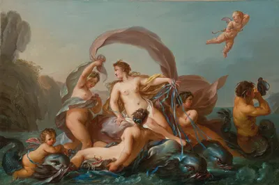 The Birth Of Venus by Jean Baptiste Marie Pierre — digital art print download
