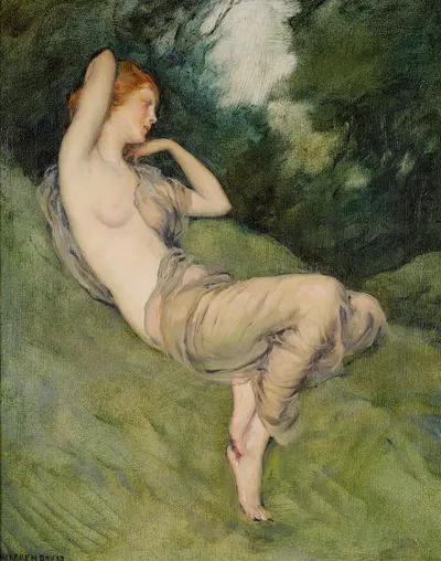 Nymph Of The Glen by Warren B. Davis — digital art print download