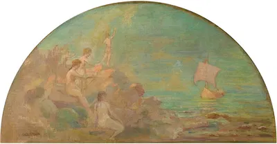 The Sirens by Чарльз Кортни Карран — digital art print download