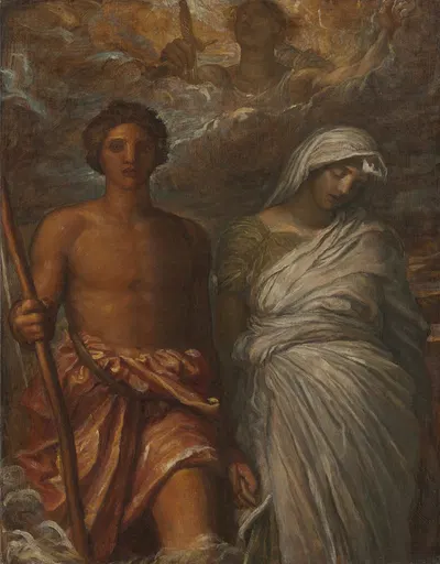 Time, Death and Judgment by George Frederic Watts, 1866 — digital art print download
