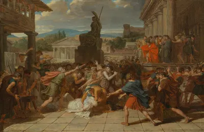 The Death of Virginia by Guillaume-Guillon Lethière — digital art print download