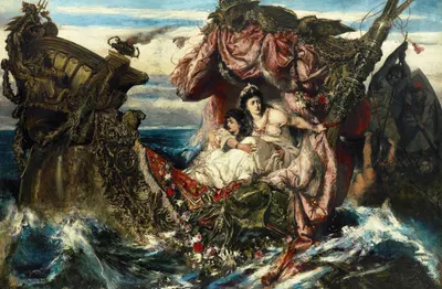 The Shipwreck of Agrippina by Густав Вертхаймер — digital art print download