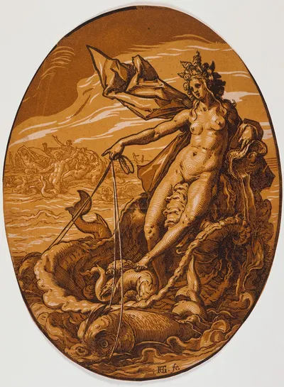 Amphitrite by Hendrick Goltzius — digital art print download