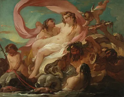 Venus Emerging from the Sea by Joseph-Marie Vien — digital art print download