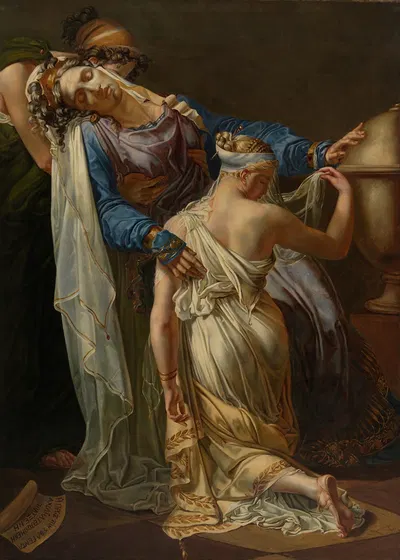 Hecuba and Polyxena by Мери-Жозеф Блондель — digital art print download