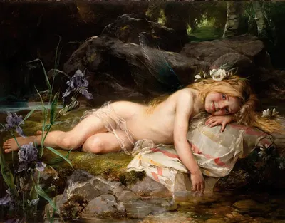 Forest Nymph by Поль Германн Вагнер — digital art print download
