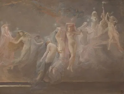 The Morning Stars (Les Etoiles du Matin) by Сара Пакстон Болл Додсон, 1887 — digital art print download