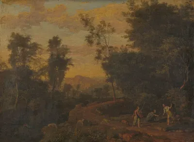 Diana and Her Nymphs Hunting by Авраам Генойелс II, c. 1685 — digital art print download