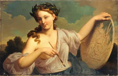 Allégorie de la Peinture. by Edmond Collignon, 1856 — digital art print download