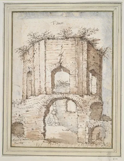 Temple of Venus at Baiae by Ян Брейгель младший — digital art print download