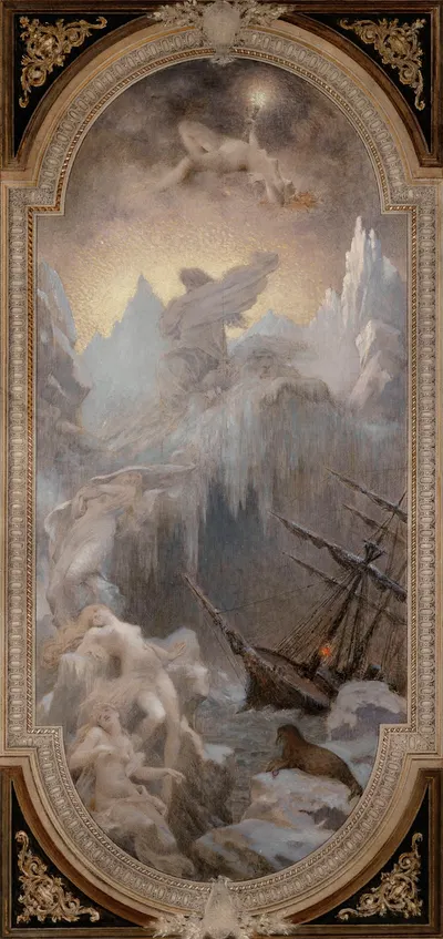 L'Aurore boréale by Henri Camille Danger, 1892 — digital art print download