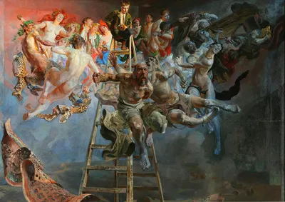 Vicious circle by Яцек Мальчевский, 1897 — digital art print download