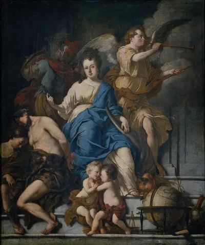 Allegory of the Treaty of Ryswick, 1697 by Johannes Voorhout, 1698 — digital art print download