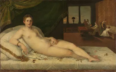 Reclining Venus by Ламбер Сустрис — digital art print download