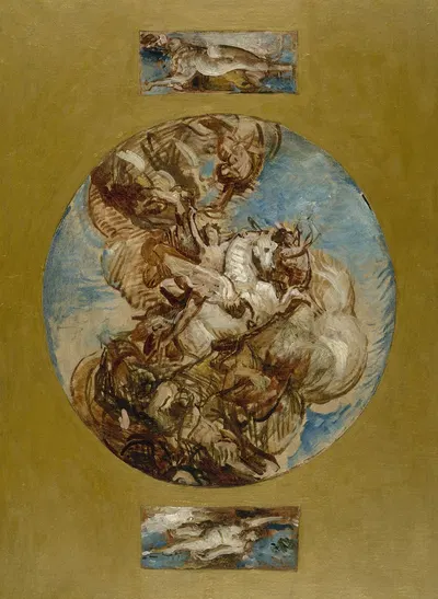 La glorification de l'Art by Леон Боннат, 1888 — digital art print download