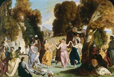 La danse des Muses by Louis Candide Boulanger, 1846-1851 — digital art print download