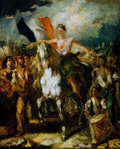 La Liberté, allégorie des journées de 1830 by Louis Candide Boulanger, 1830 — digital art print download