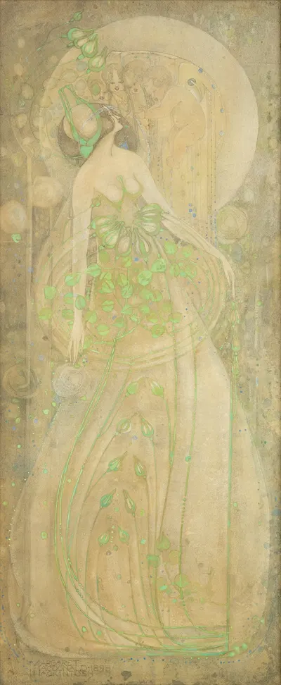 Junirosen by Margaret MacDonald-Mackintosh, 1898 — digital art print download