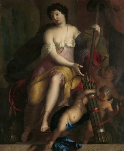 Allegorie op de vrijheid by Mattheus Terwesten, 1701 — digital art print download