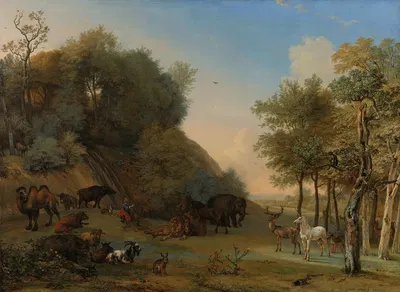 Orpheus and the Animals by Paulus Potter, 1650 — digital art print download