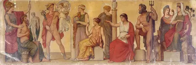 Prométhée modelant le premier homme by Себастьен Мельхиор Корню, 1860 — digital art print download