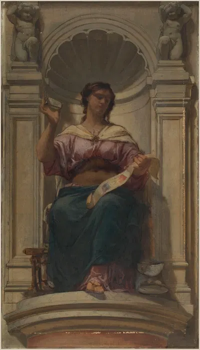 l'observation (ou l'imprimerie) by Шарль Луи Мюллер, 1864 — digital art print download