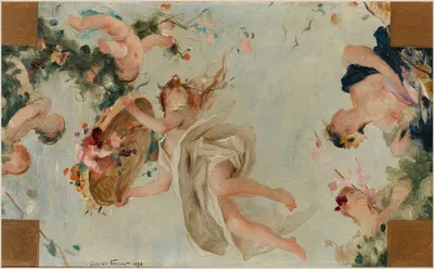 Les Fleurs by Габриэль Ферье, 1892 — digital art print download