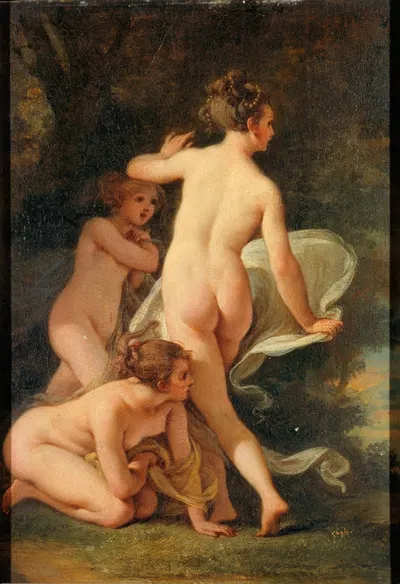 Nymphes by Жак Антуан Валлен, 1780 - 1831 — digital art print download