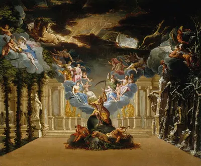 Le Palais du Temps by Жак Вигурё Дюплеси, 1708 — digital art print download