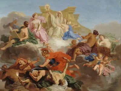 Le Triomphe de la Justice by Жан Жувенет, 1695 — digital art print download