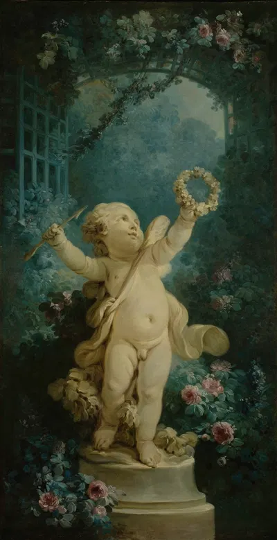 L'Amour triomphant by Жан-Оноре Фрагонар, 1765 - 1770 — digital art print download