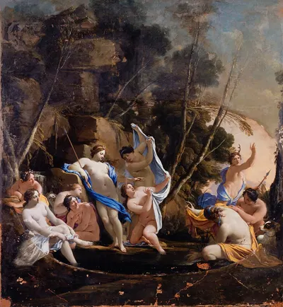 Diane et Actéon by Michel Dorigny, 1635 - 1640 — digital art print download