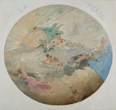 La Terre by Поль Луи Деланс, 1891 - 1892 — digital art print download