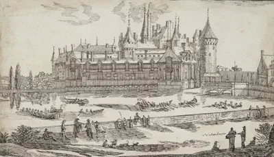 Castle on a River by Jean Chaufourier — digital art print download