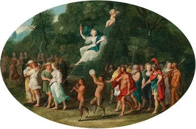 The Triumph of Venus by Адриен ван Сталбемт — digital art print download