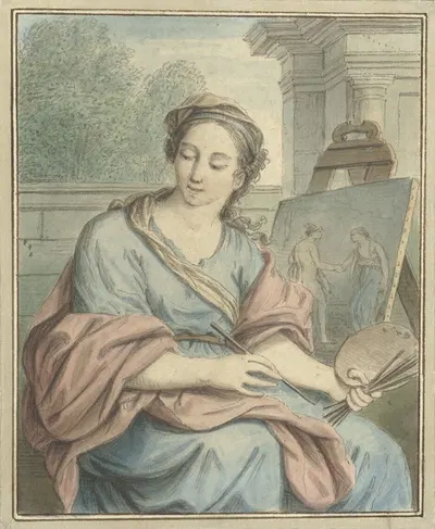 De Schilderkunst by Louis Fabritius Dubourg, 1703 - 1775 — digital art print download