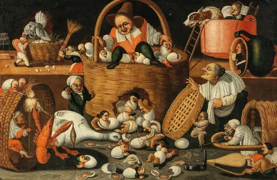 An Allegory of domestic disputes by The Master of the Fertility of the Egg — digital art print download