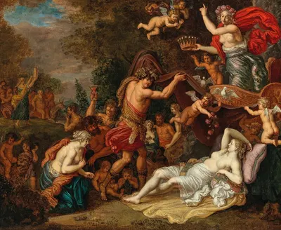 An Allegory of Venus’ beauty by Simon de Vos — digital art print download