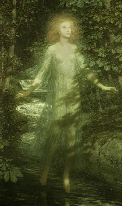 The Moon Maiden by Фрэнк Дикси, 1923 — digital art print download