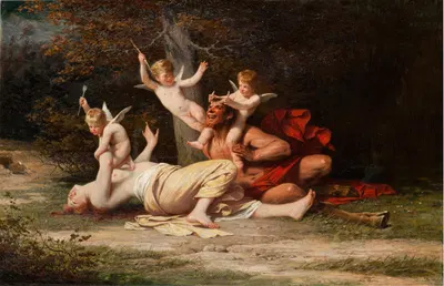 Bacchanal by Адольф Ивон — digital art print download