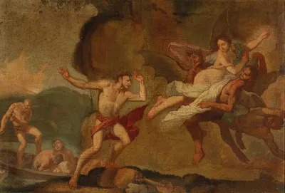 Orpheus and Eurydice by Джулио Карпьони — digital art print download
